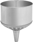 Image of Product. Front orientation. Funnels. Metal Funnels with Filter , Style D.