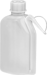 Image of Product. Style D. Front orientation. Squeeze Bottles. Squeeze Bottles with Angled Nozzle, Squeeze Bottles with Separate Nozzle and Fill Cap, Style D.