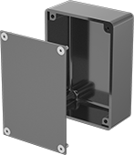 Image of Product. Front orientation. Potting Boxes. High-Temperature Potting Boxes.