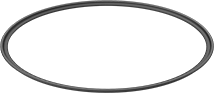 Image of Product. Front orientation. Drum Gaskets. Gaskets for Steel and Stainless Steel Drums.