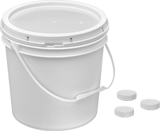 Image of Product. Front orientation. Chlorine. Tablets.