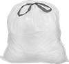 Garbage Bags with Drawstring