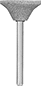 Image of Product. Side1 orientation. Grinding Bits. Grinding Bits for Stainless Steel , Style 6.