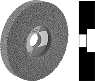 Image of Product. Recessed Grinding Wheel. Front orientation. Contains MultipleImages. Recessed Grinding Wheel. Heavy-Removal Norton Toolroom Grinding Wheels for Metals.