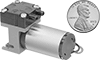 Miniature Low-Flow Air Compressors/Vacuum Generators