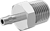 Stainless Steel High-Pressure Barbed Tube Fittings for Air and Water