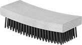 Image of Product. Front orientation. Abrasive Hand Brushes. Abrasive Hand Brushes for Contours.