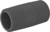 Flame-Retardant PVDF Pipe Nipples and Pipe for Harsh Chemicals