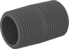Flame-Retardant PVDF Pipe Nipples and Pipe for Harsh Chemicals