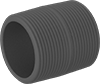 Flame-Retardant PVDF Pipe Nipples and Pipe for Harsh Chemicals