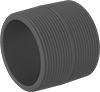 Flame-Retardant PVDF Pipe Nipples and Pipe for Harsh Chemicals