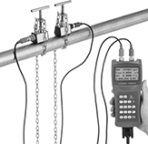 Image of ProductInUse. Front orientation. Contains MultipleImages. Flowmeters. Portable Noncontact Flowmeters.