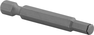 Image of Product. Quick-Change Hex Shank. Front orientation. Screw-Holding Hex Bit, 1/4" Hex Shank for Power Tools, 3/16" Size.