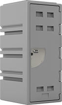 Image of Product. Front orientation. Lockers. Stackable Lockers, 34 5/8" High.