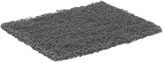 Image of Product. Front orientation. Abrasive Wool. Nylon Abrasive Wool.