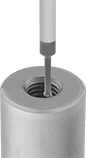 Image of ProductInUse. Front orientation. Thread Mills. For External Threads, For Internal Threads.