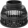 Image of Product. Style E. Bottom orientation. Strainers. Large-Particle-Filtering Suction Strainers, With Female Threaded Pipe Fitting Connections, For Use With Water, Style E.