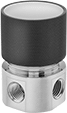 Image of Product. Front orientation. Pressure-Regulating Valves. Miniature Ultra-High-Pressure-Regulating Valves for Water, Air, and Inert Gas.
