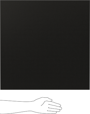 Image of Product. Side1 orientation. Contains SizingReference. High-Strength Lightweight Carbon Fiber Sheet, Warp-Resistant, 24" X24" X1/16".