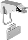Image of Product. Front orientation. Draw Latches. Corner-Mount Draw Latches, Style G.