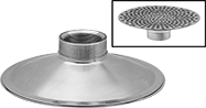 Image of Product. Style C. Front orientation. Contains Inset, MultipleImages. Strainers. Large-Particle-Filtering Suction Strainers, With Female Threaded Pipe Fitting Connections, For Use With Water, Style C.
