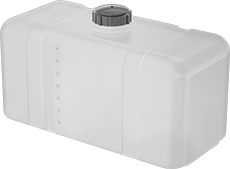 Image of Product. Front orientation. Tanks. Rectangular Plastic Tanks.