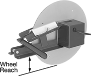 Image of Product. Front orientation. Contains Annotated. Oil Skimmers. Compact Oil Skimmers, Steel Housing.