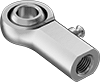 Internally Threaded Ball Joint Rod Ends with Grease Fitting