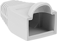 Image of Product. Front orientation. Electrical Connector Boots. Ethernet Strain-Relief Connector Boots.