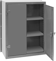 Image of Product. Front orientation. Cabinets. Extra Heavy Duty Wall-Mount Shelf Cabinets.