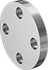 High-Pressure Stainless Steel Unthreaded Pipe Flanges