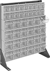 Image of Product. Front orientation. Bin Racks. Design-Your-Own Tabletop Tilt-Out Bin Racks.
