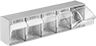 Image of Product. Front orientation. Bins. Stackable Tilt-Out Bins, Fixed Bin, Total of 5 Bins.