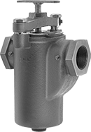 Image of Product. Front orientation. Strainers. Iron Basket Strainers, With Threaded Pipe Connections.