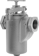Image of Product. Front orientation. Strainers. Stainless Steel Basket Strainers, With Threaded Pipe Connections.