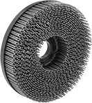 Image of Product. Front orientation. Cup and End Brushes. Disc Sanding Brushes for Flat Surfaces, For Use With Angle Grinders.