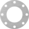 Water-Resistant Aramid-Reinforced SBR Pipe Gaskets with Bolt Holes