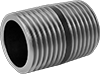 Standard-Wall Iron and Steel Threaded Pipe Nipples and Pipe