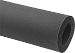 Image of Product. Front orientation. Pipe Insulation. Rubber Foam Pipe Insulation, Solid Tubes.