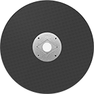 Image of Product. Front orientation. Cutoff Saw Wheels. Portable Circular Saw Cutoff Wheels for Metal .