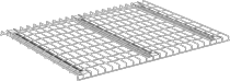 Image of Product. Front orientation. Rack Decking. Wire Rack Decking for Extra-Heavy Duty Pallet Racks.