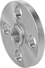 Low-Pressure Stainless Steel Threaded Pipe Flanges