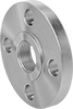 Low-Pressure Stainless Steel Threaded Pipe Flanges