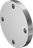 Low-Pressure Stainless Steel Unthreaded Pipe Flanges