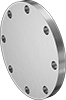 Low-Pressure Stainless Steel Unthreaded Pipe Flanges