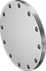 Low-Pressure Stainless Steel Unthreaded Pipe Flanges