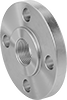 Low-Pressure Stainless Steel Threaded Pipe Flanges