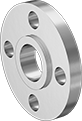 Image of Product. Front. Front orientation. Pipe and Fittings. Low-Pressure Stainless Steel Unthreaded Pipe Flanges, Forged Flanges, Slip-On Weld Female, Raised Surface.