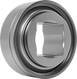 Image of Product. Front orientation. Ball Bearings. Square-Bore Ball Bearings.