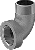 Low-Pressure Aluminum Threaded Pipe Fittings